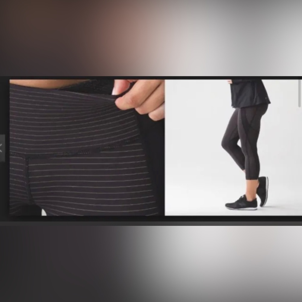 Lululemon conduit crop leggings size 4